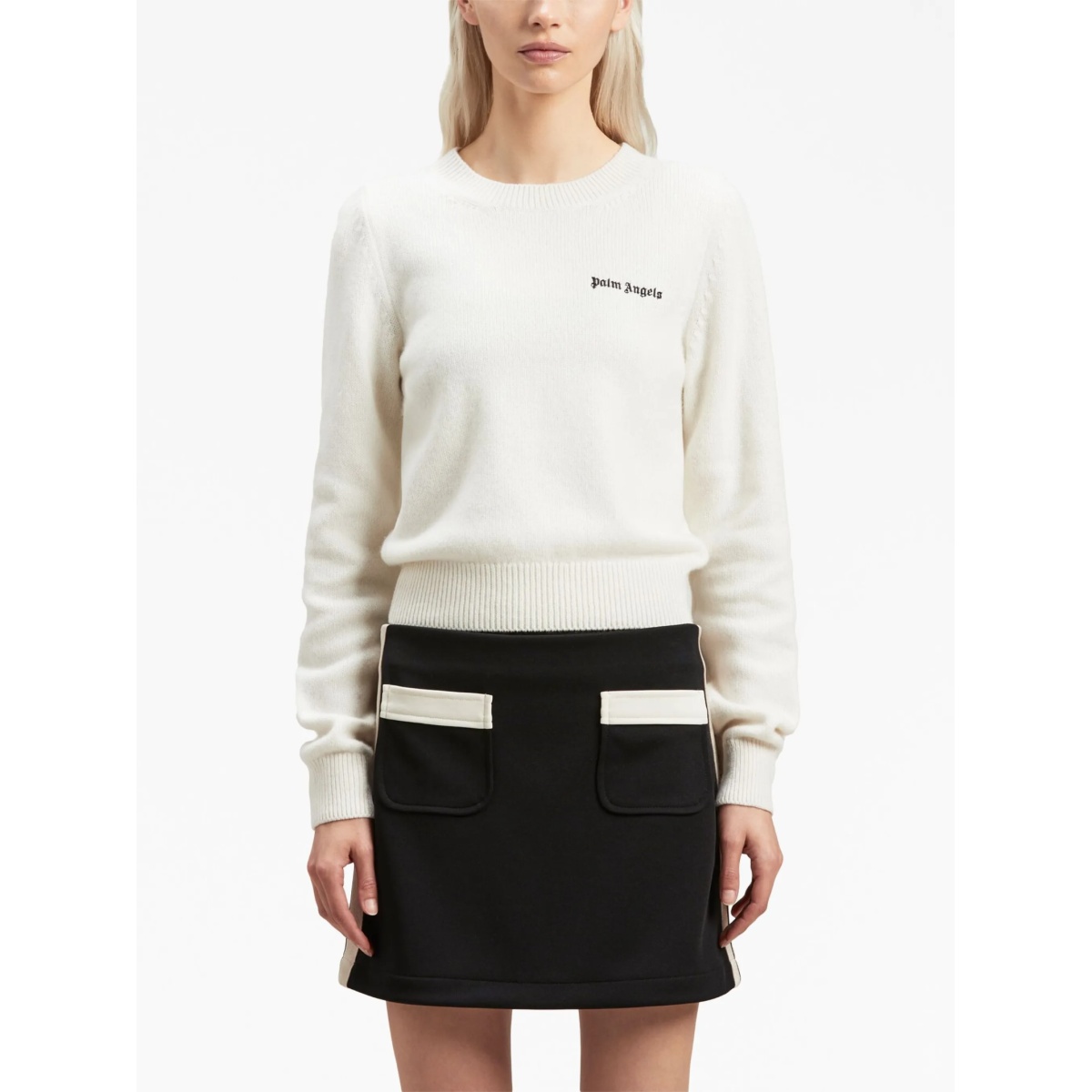 logo-embroidered crew-neck jumper - Img 3