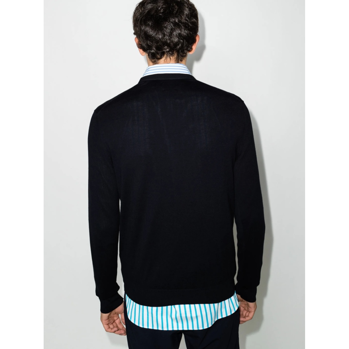 logo-embroidered crewneck jumper - Img 3
