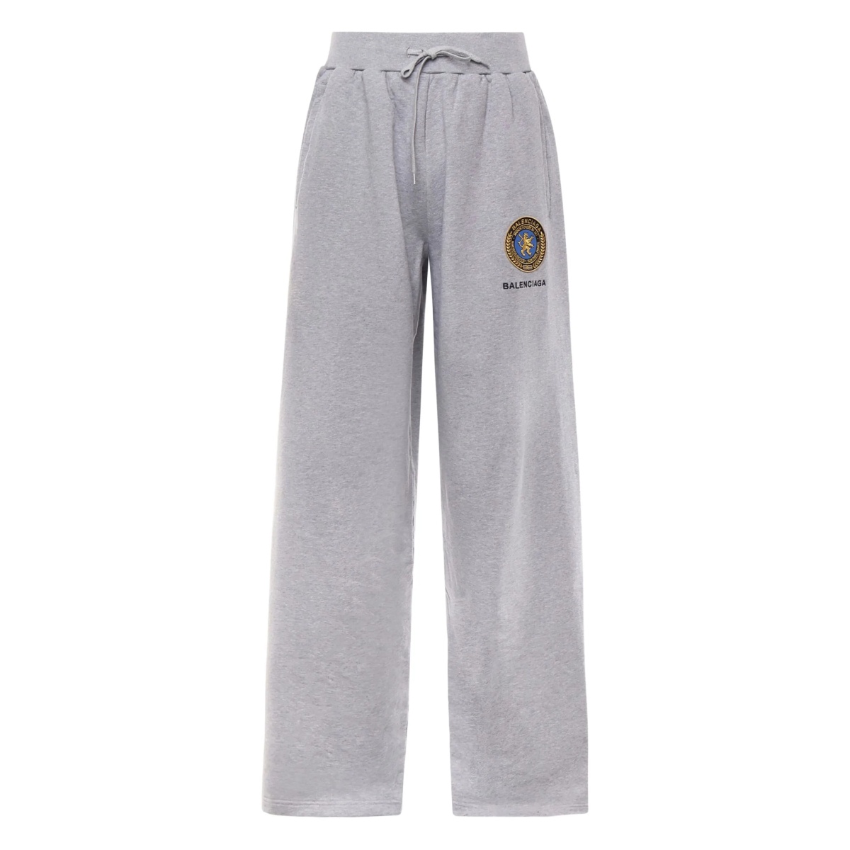 logo-embroidered drawstring track pants