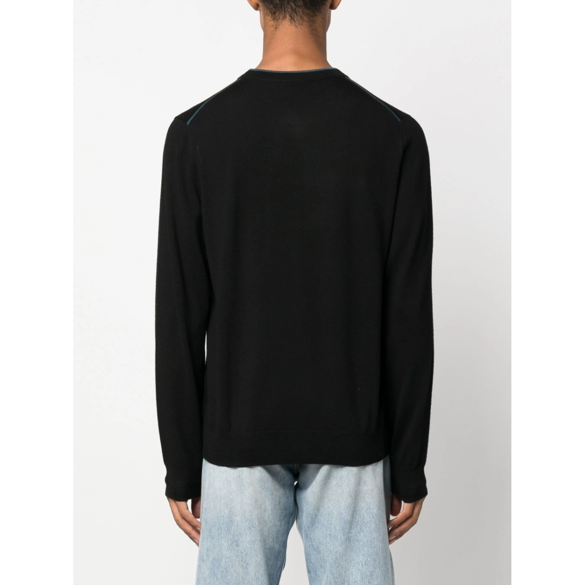 logo-embroidered merino jumper - Img 4