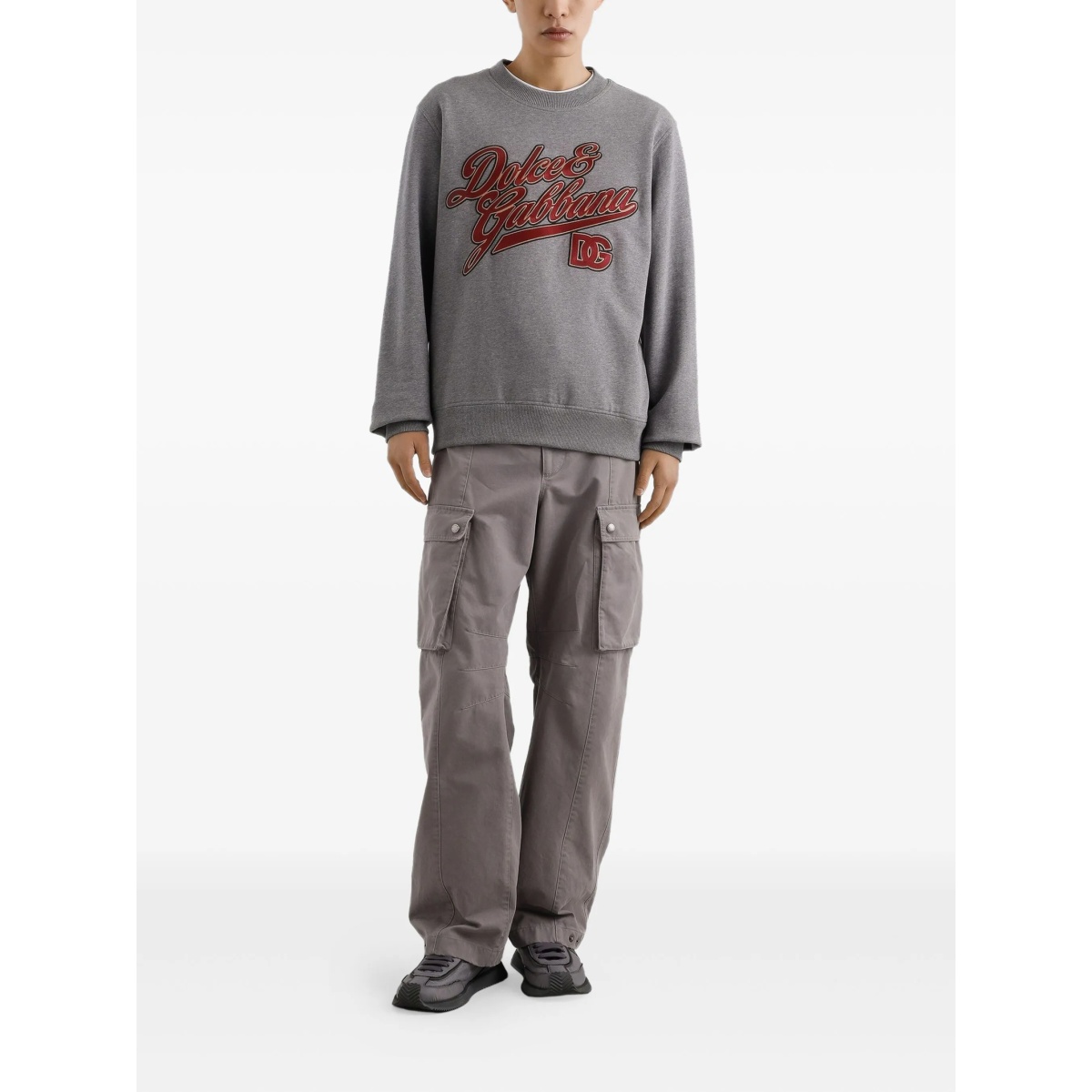 logo-embroidered sweatshirt - Img 2