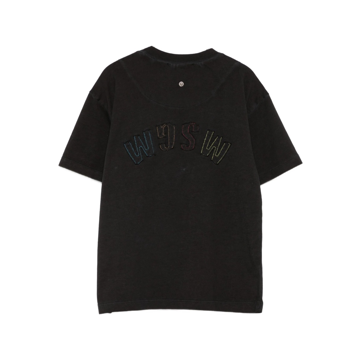 logo-embroidered T-shirt - Img 2