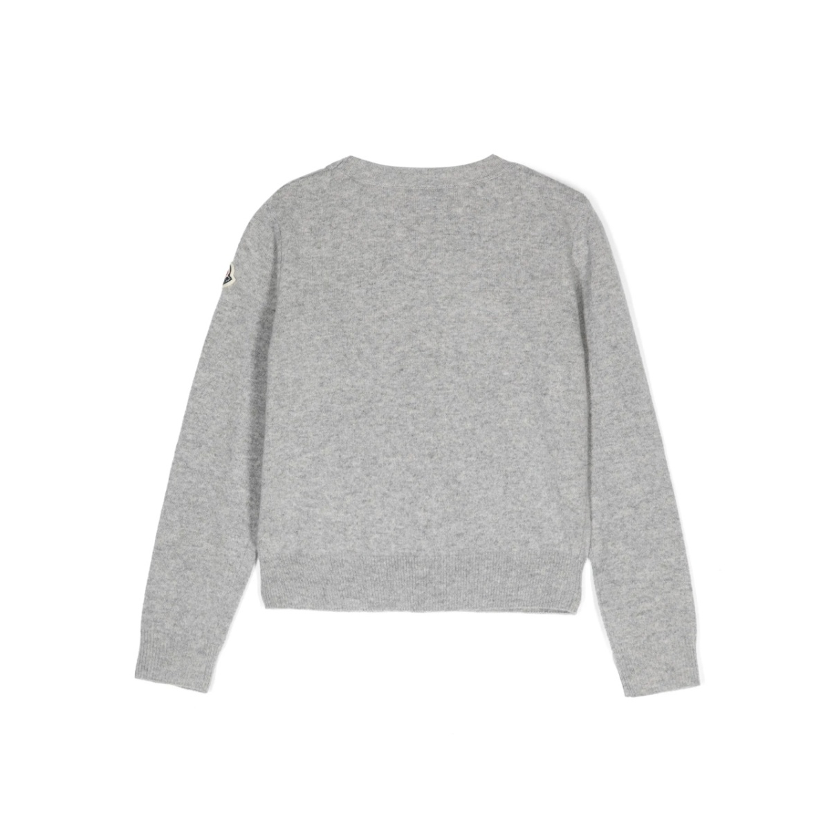 logo-embroidered virgin wool jumper - Img 2