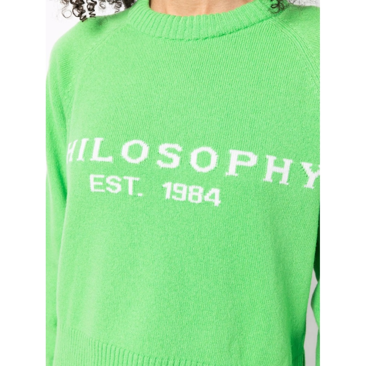 logo-intarsia crew-neck jumper - Img 5