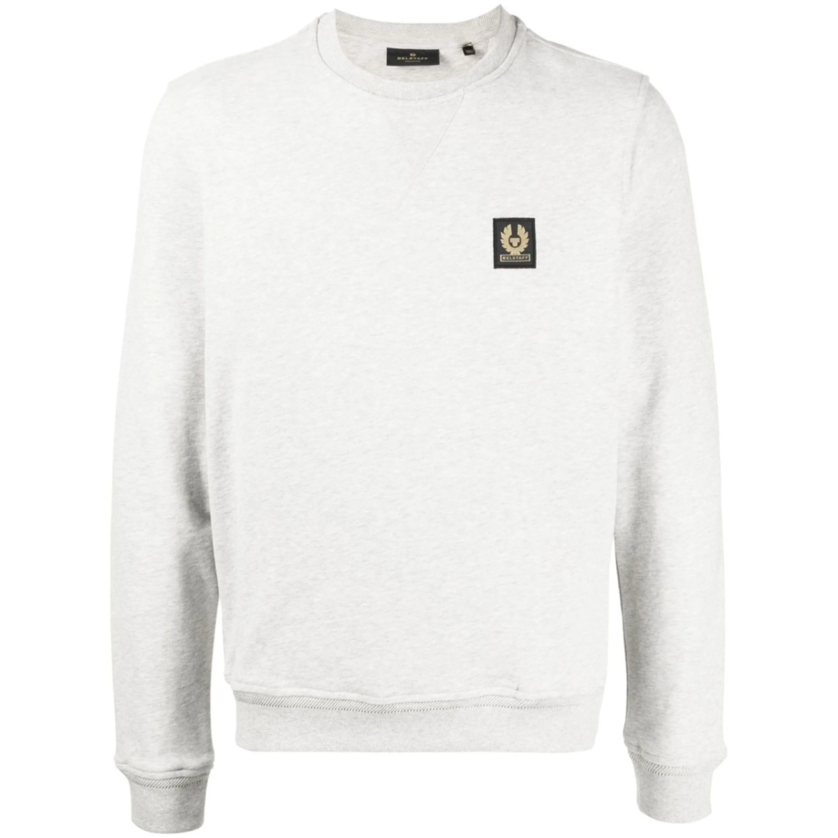 logo-patch cotton sweatshirt