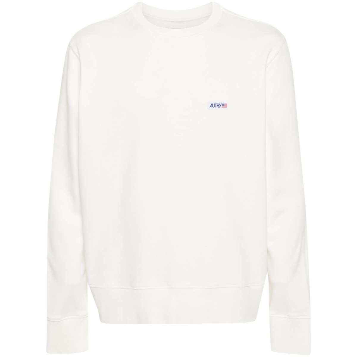 logo-patch cotton sweatshirt