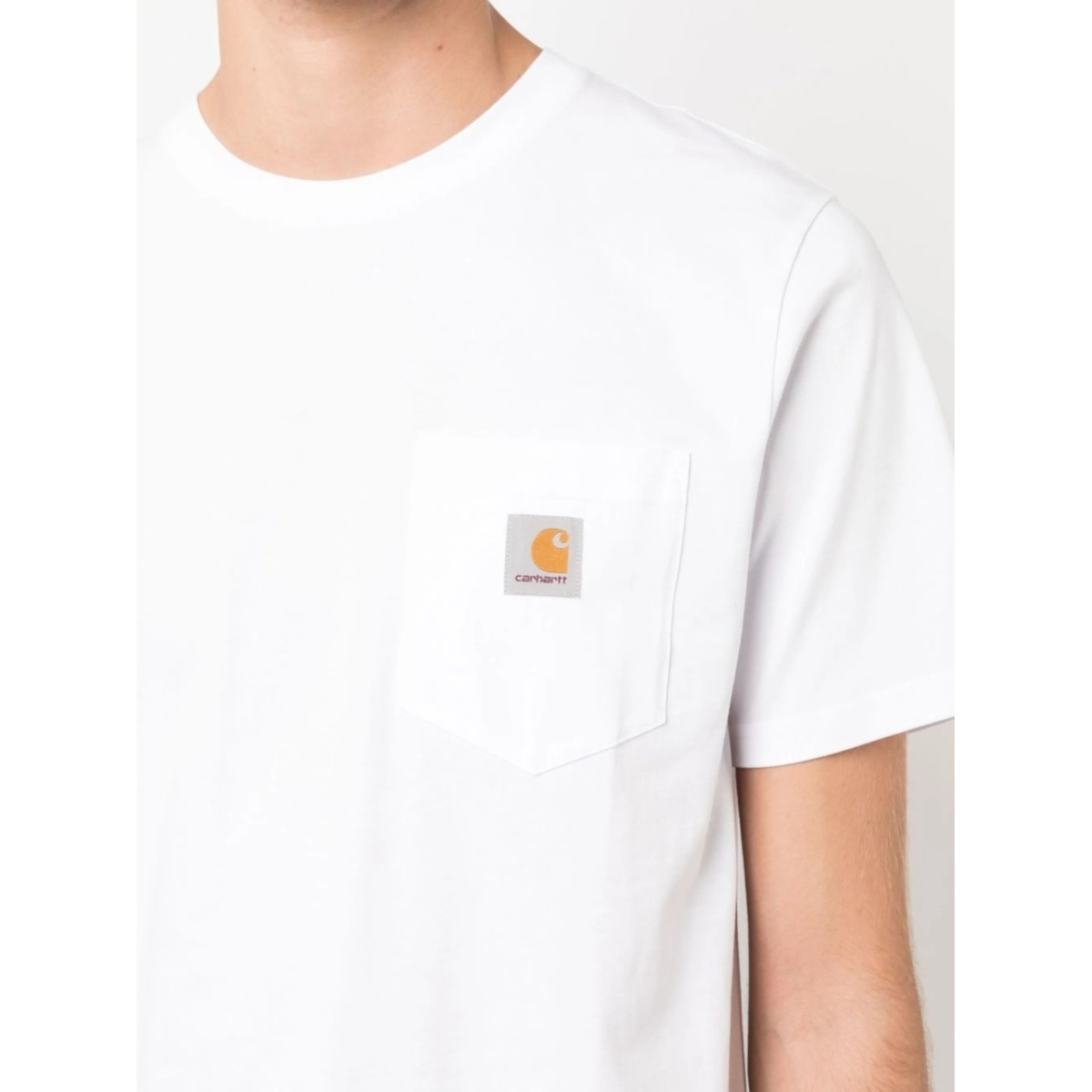 logo-patch cotton T-shirt - Img 5