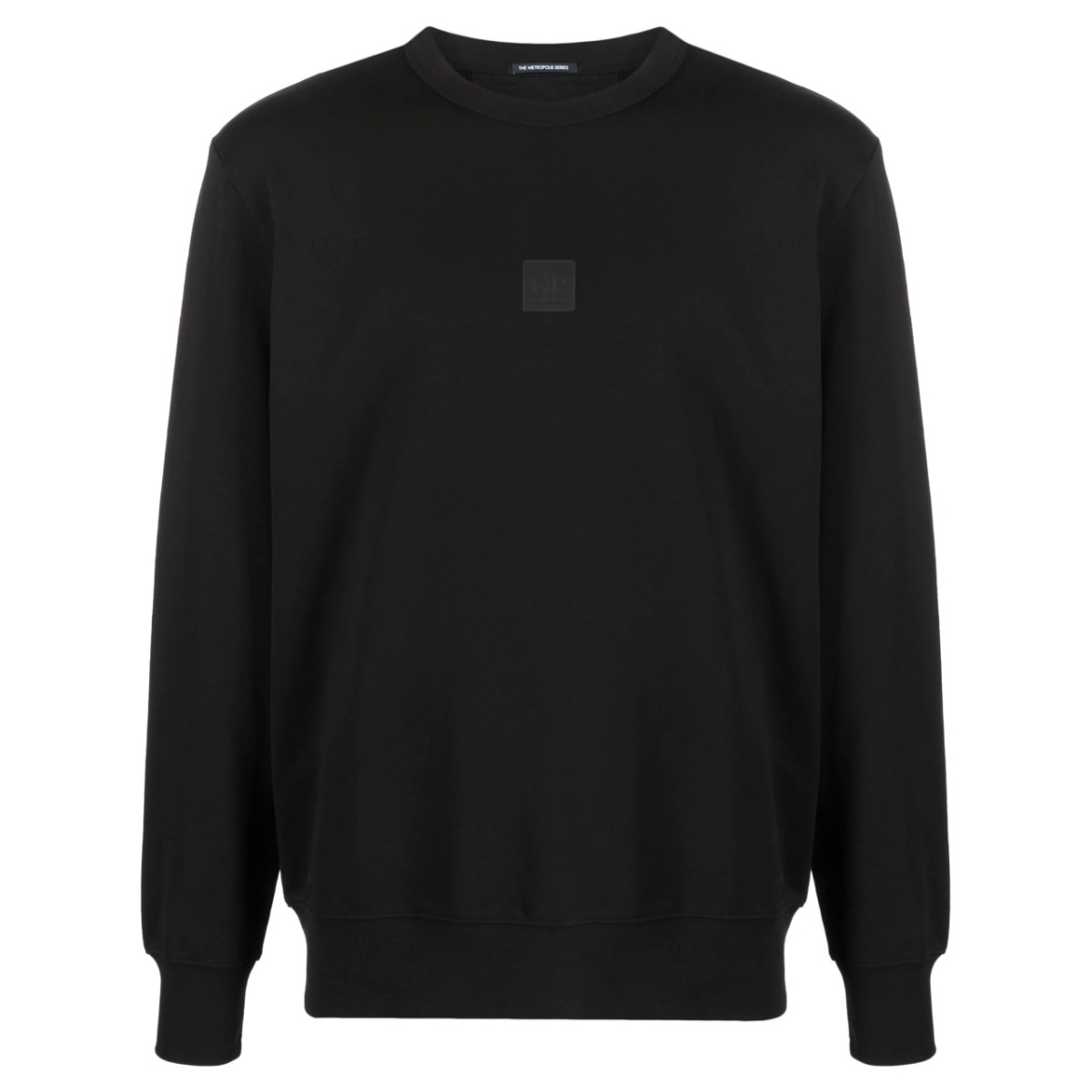 logo-patch fleece sweatshirt