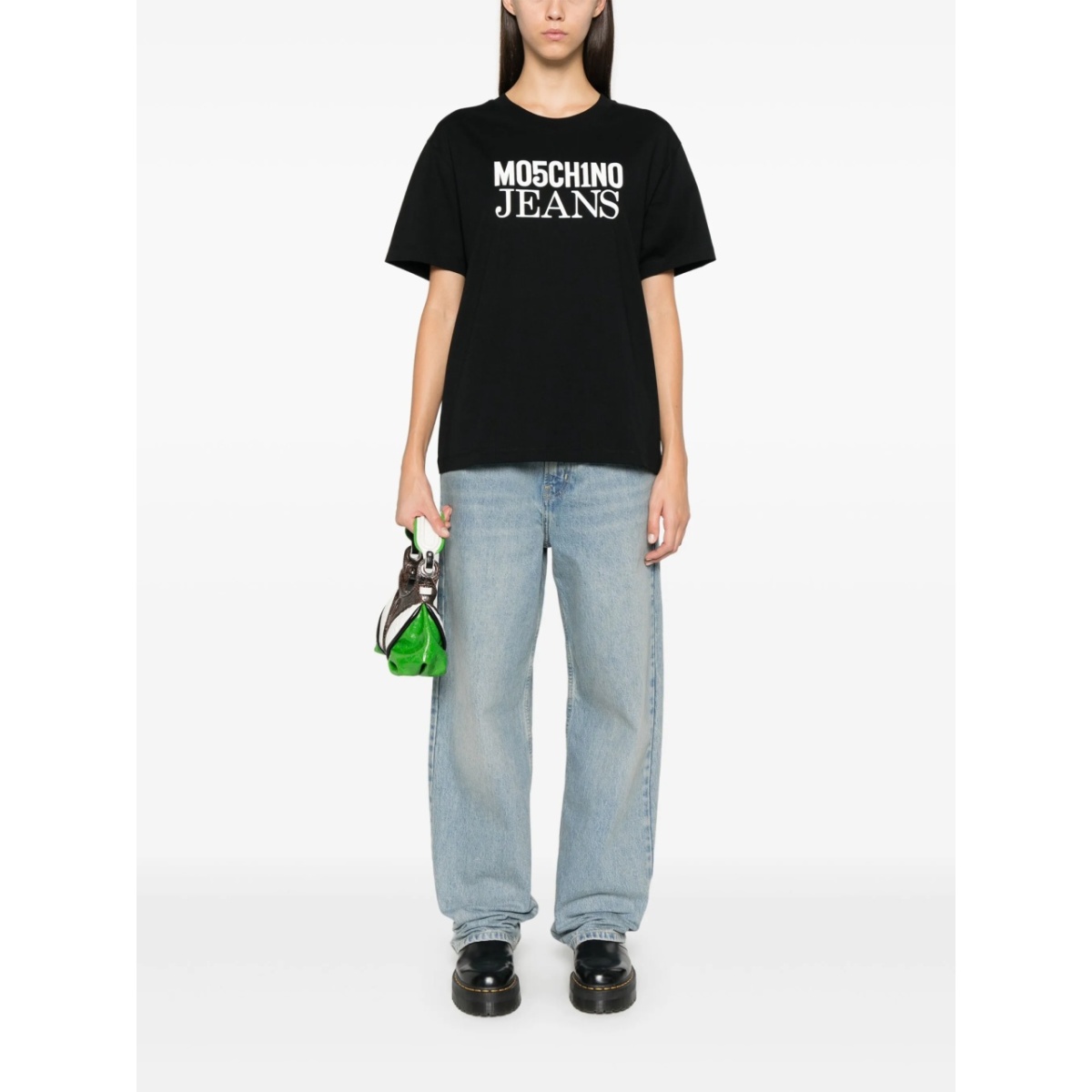 logo-patch jeans - Img 2