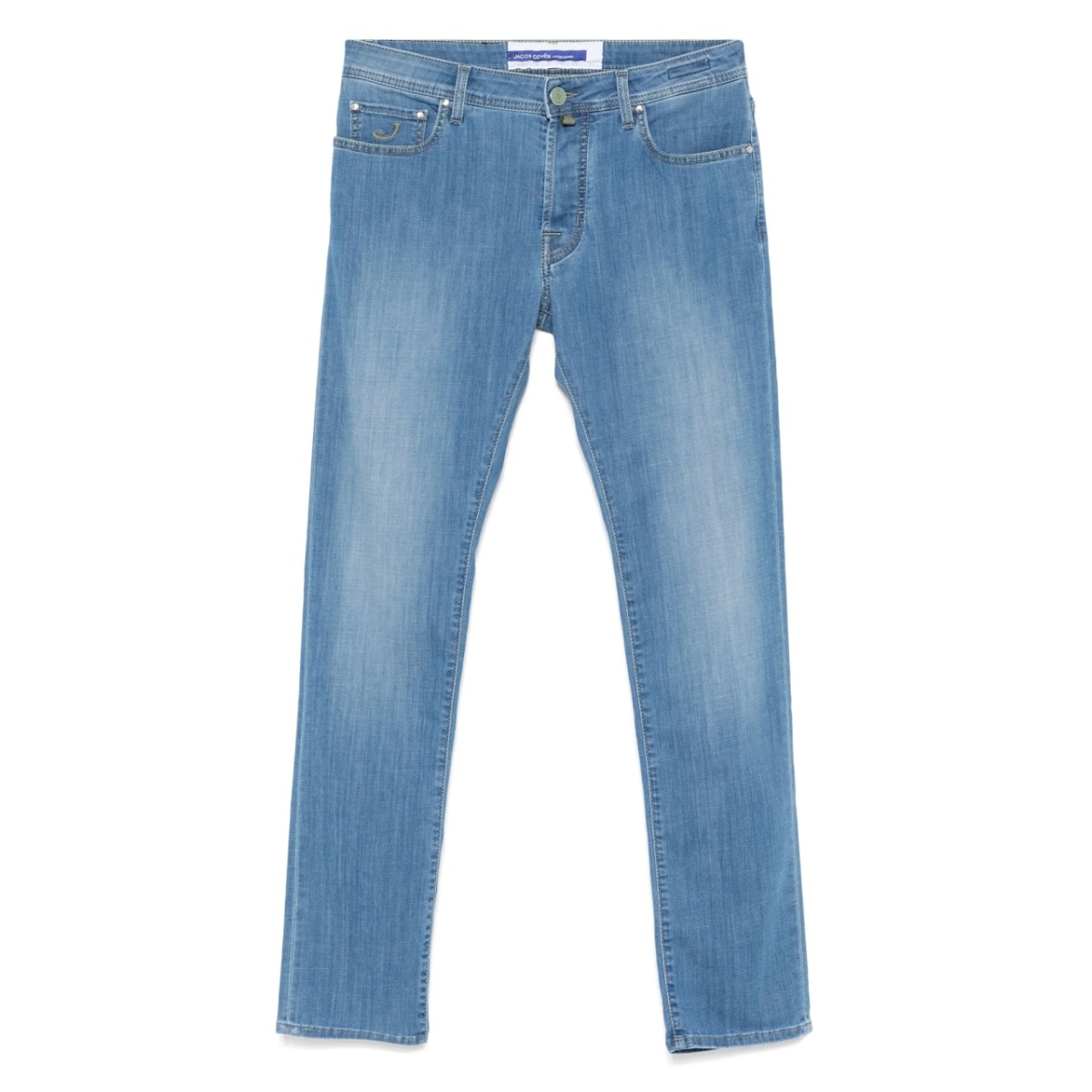 logo-patch jeans