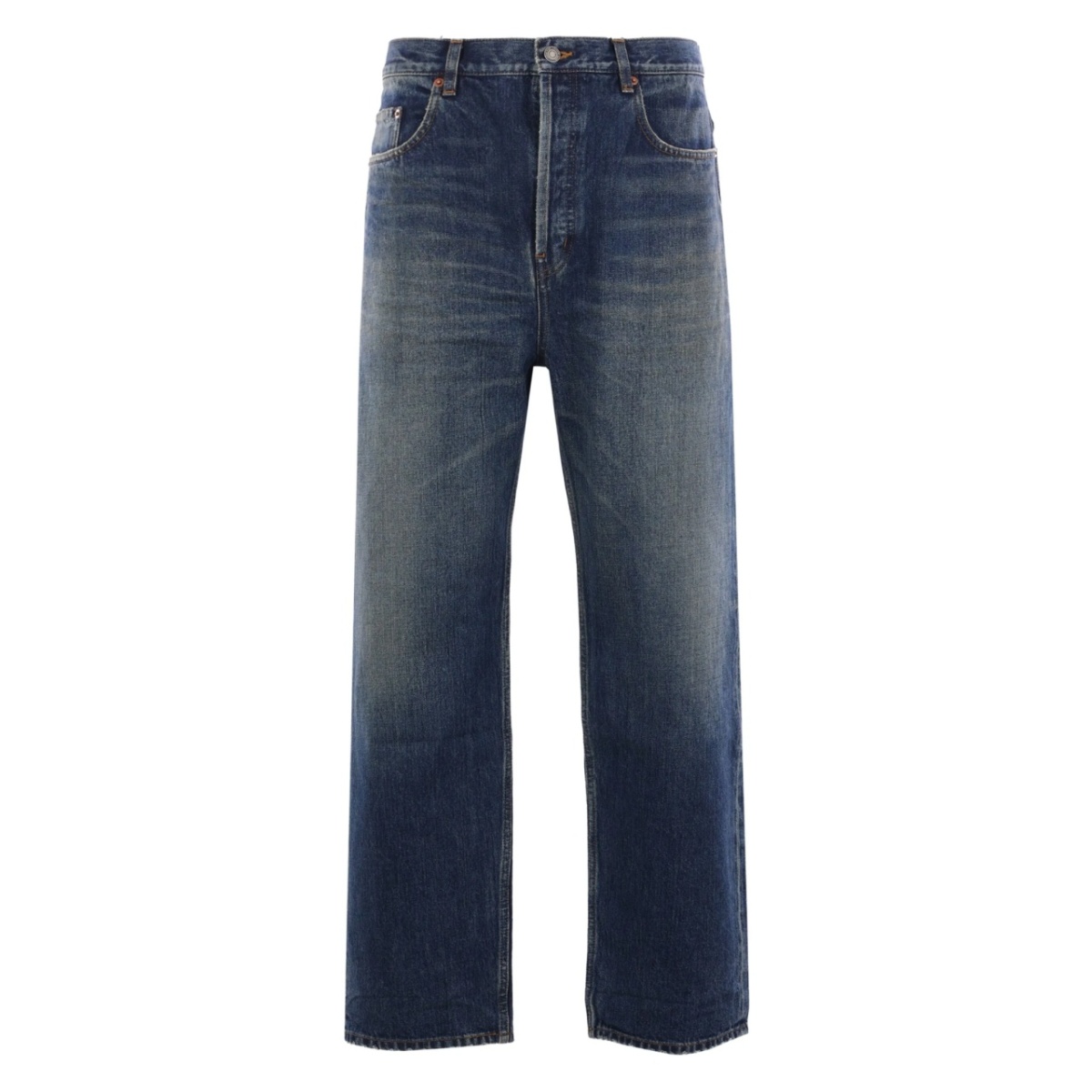 logo-patch jeans