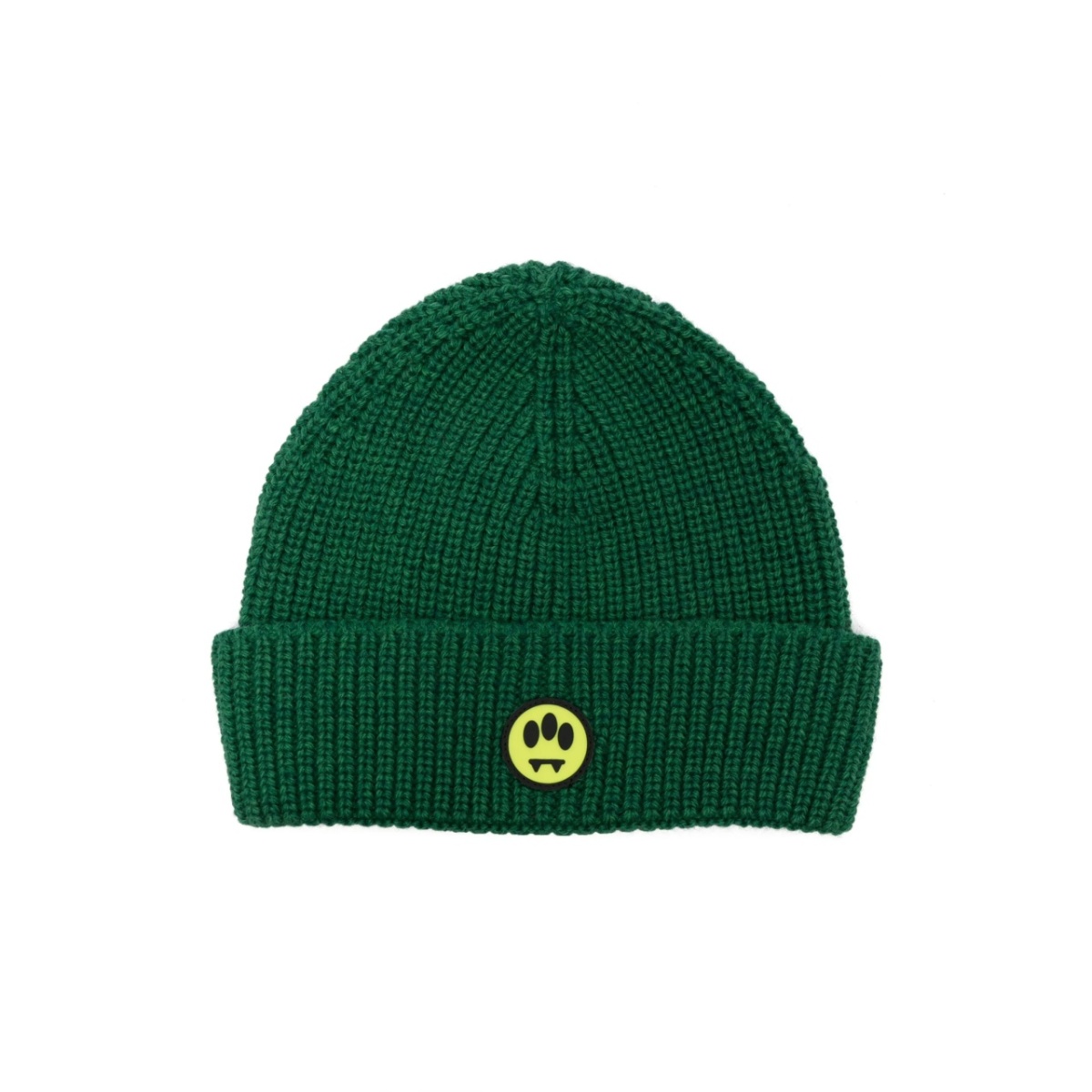 logo-patch knitted beanie