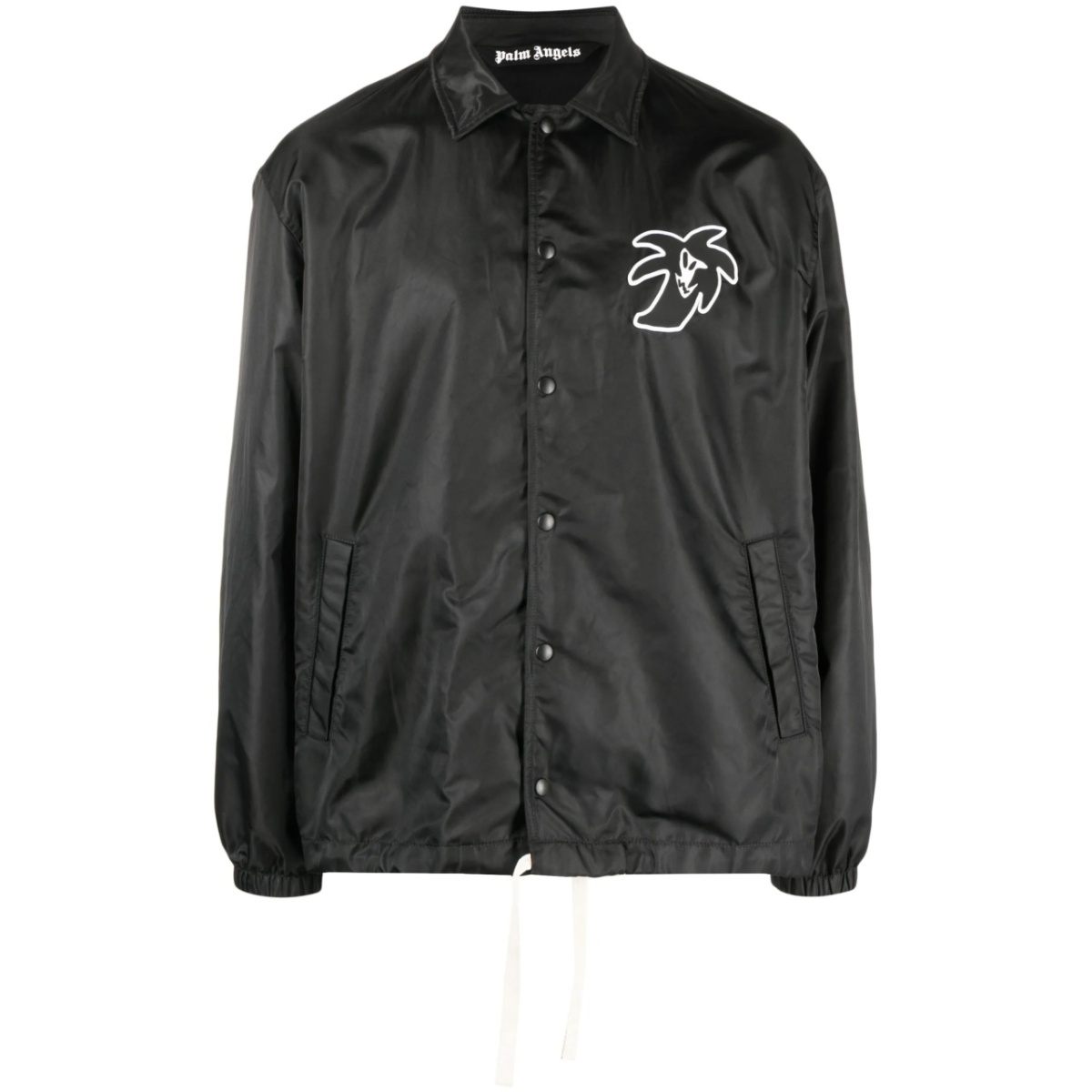 logo-patch lightweight jacket