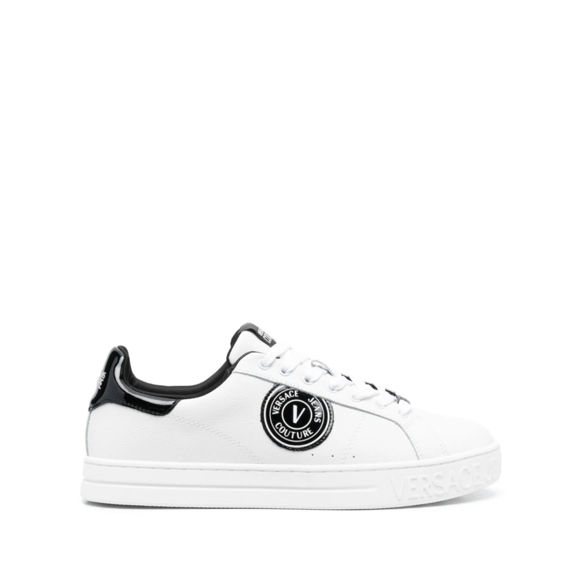 logo-patch low-top sneakers
