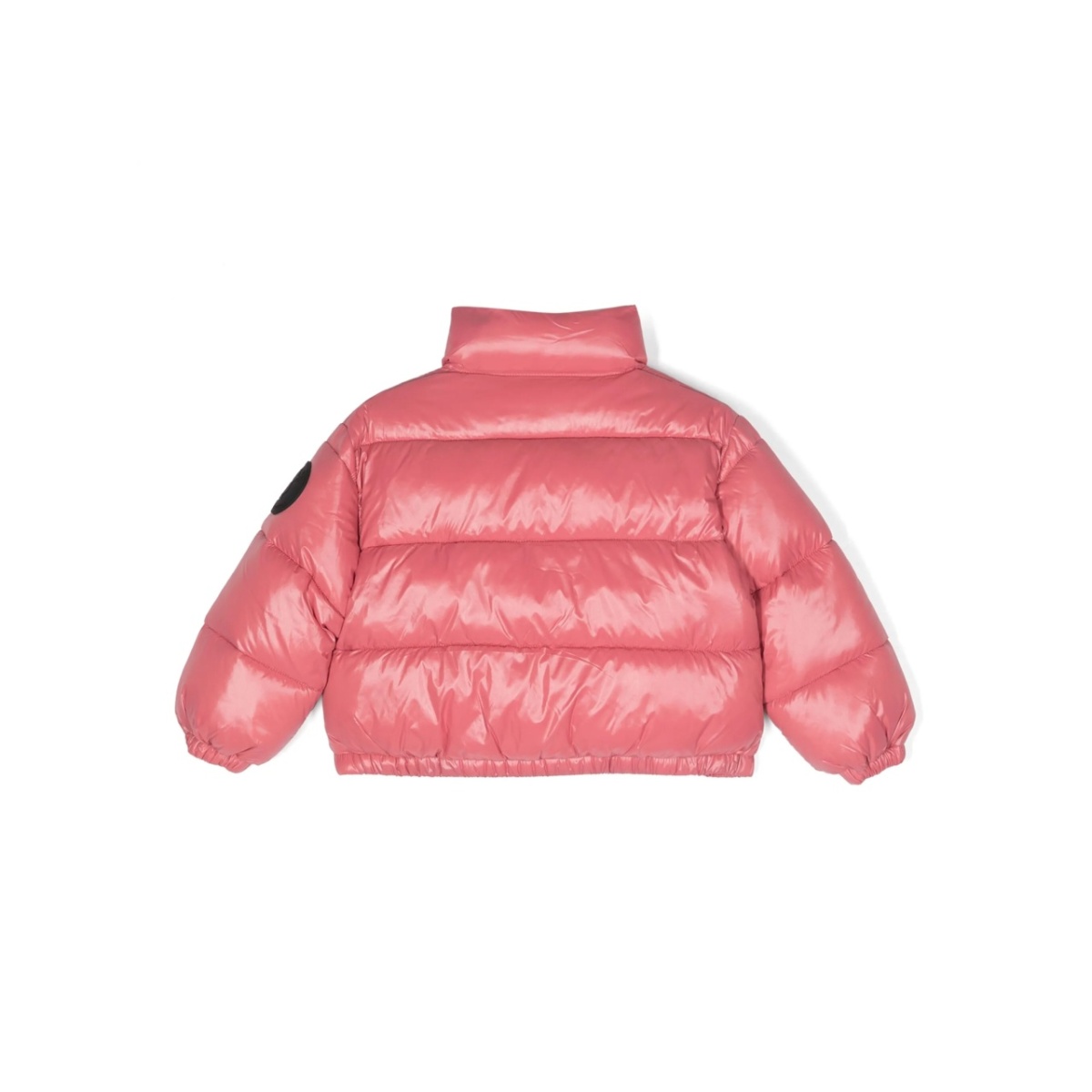 logo-patch padded-design jacket - Img 2