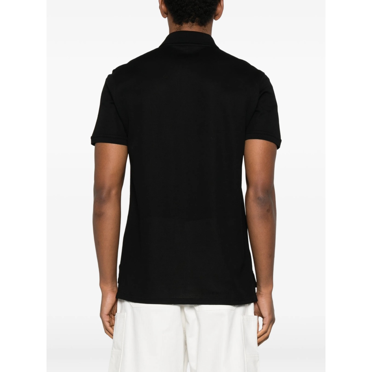 logo-patch polo shirt - Img 4