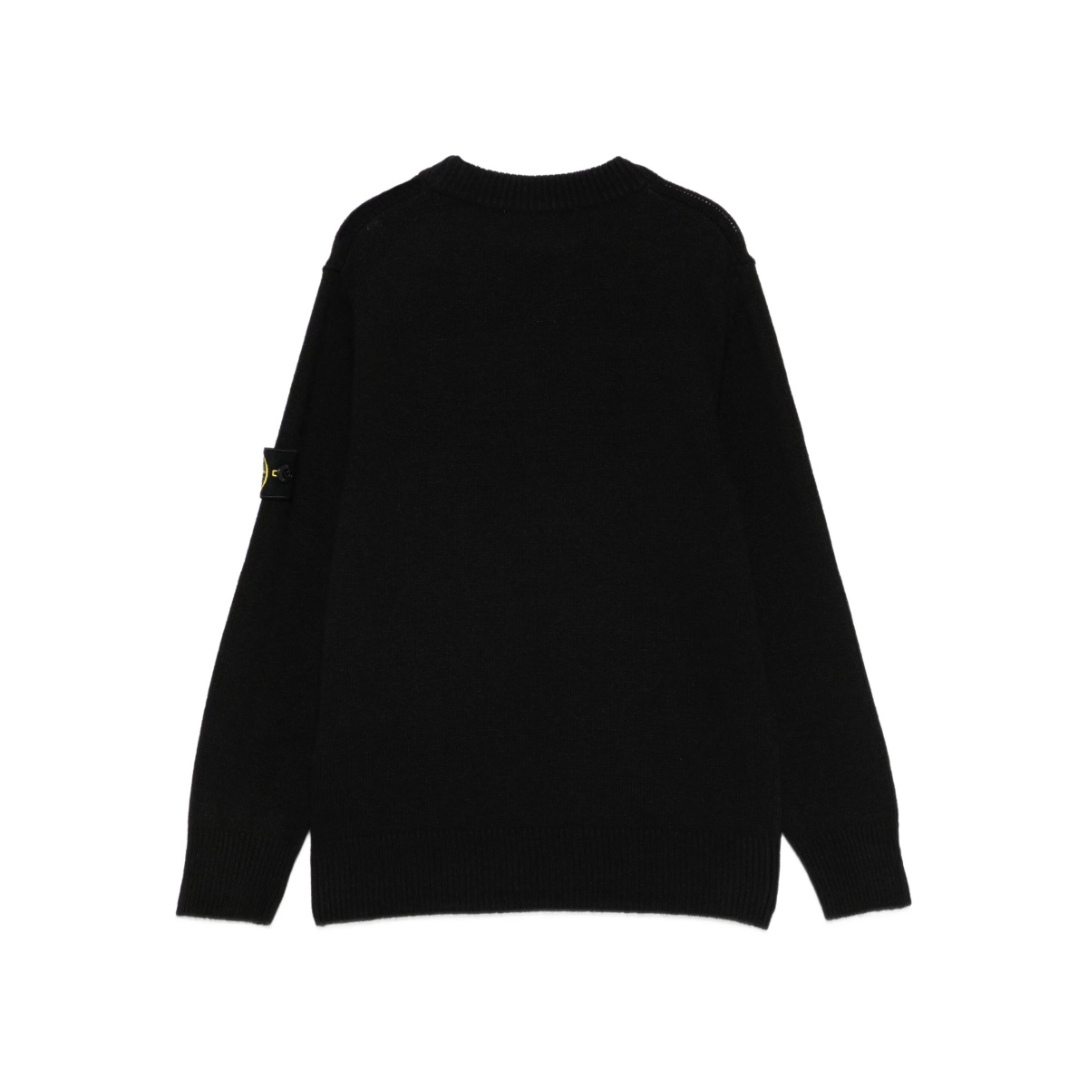 logo-patch wool jumper - Img 2