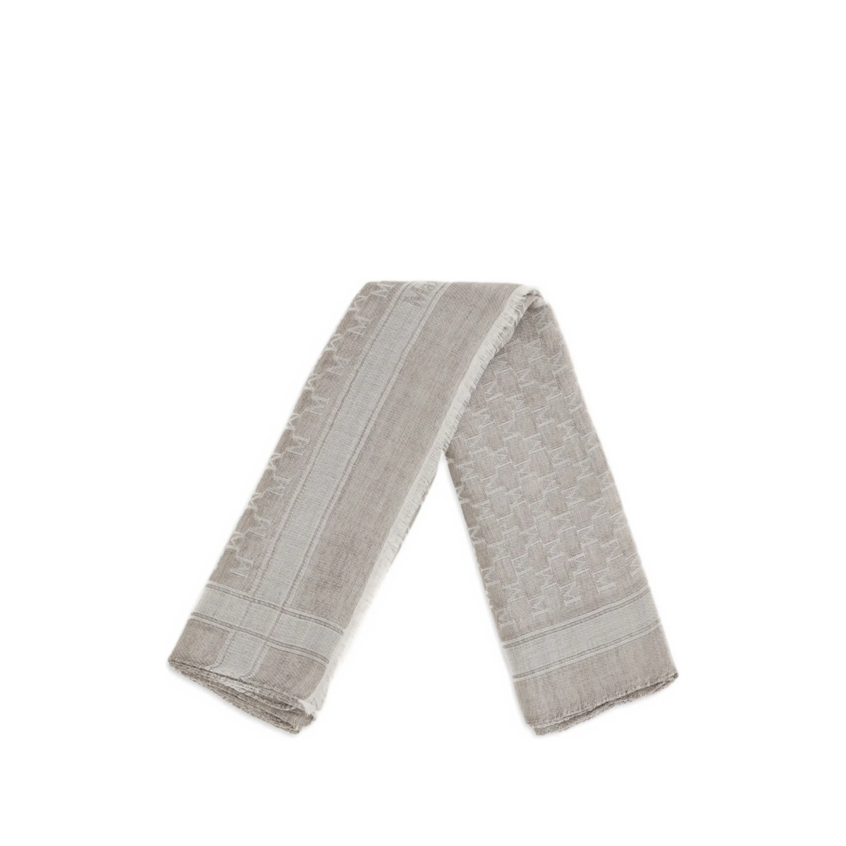 logo pattern scarf - Img 2