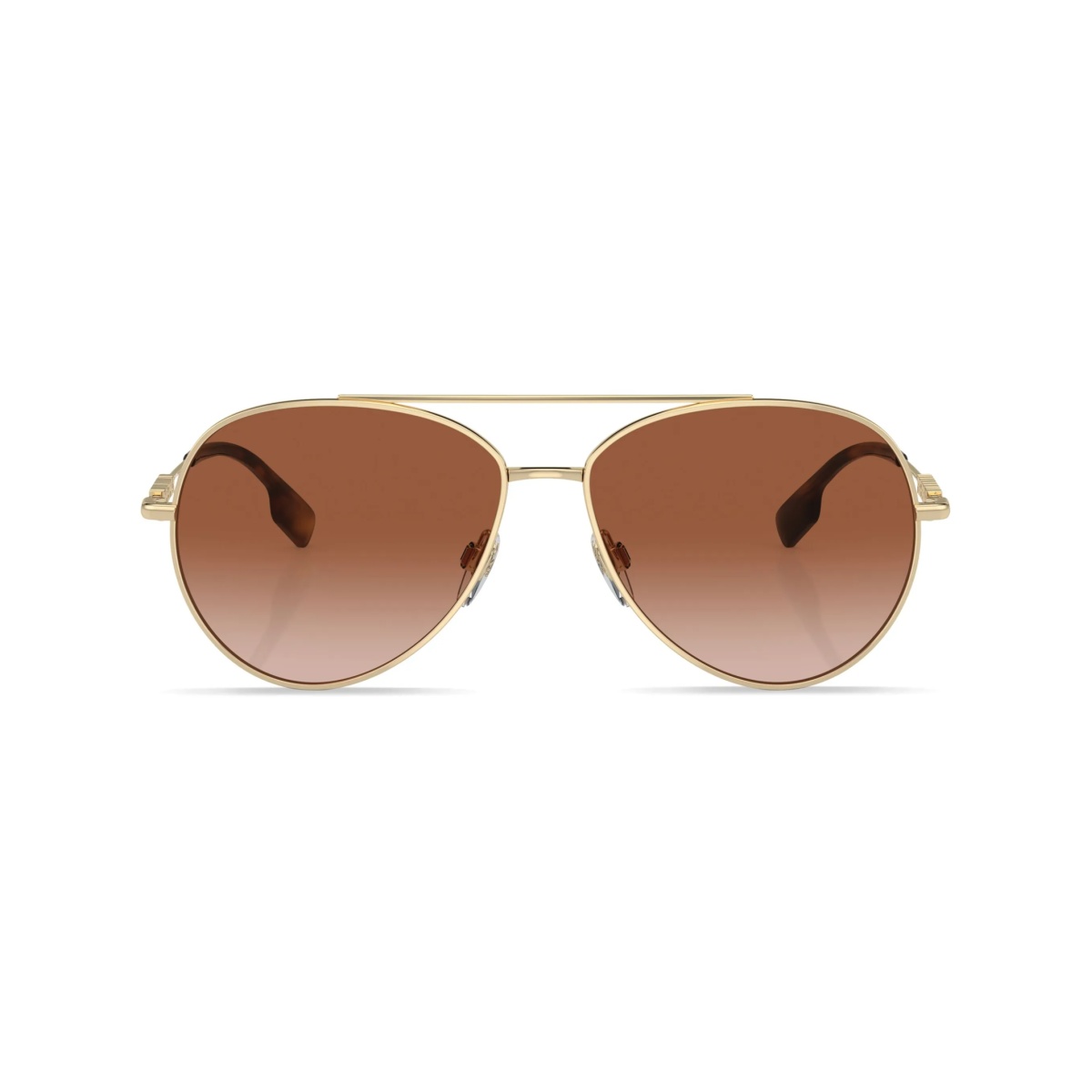 logo-plaque pilot-frame sunglasses