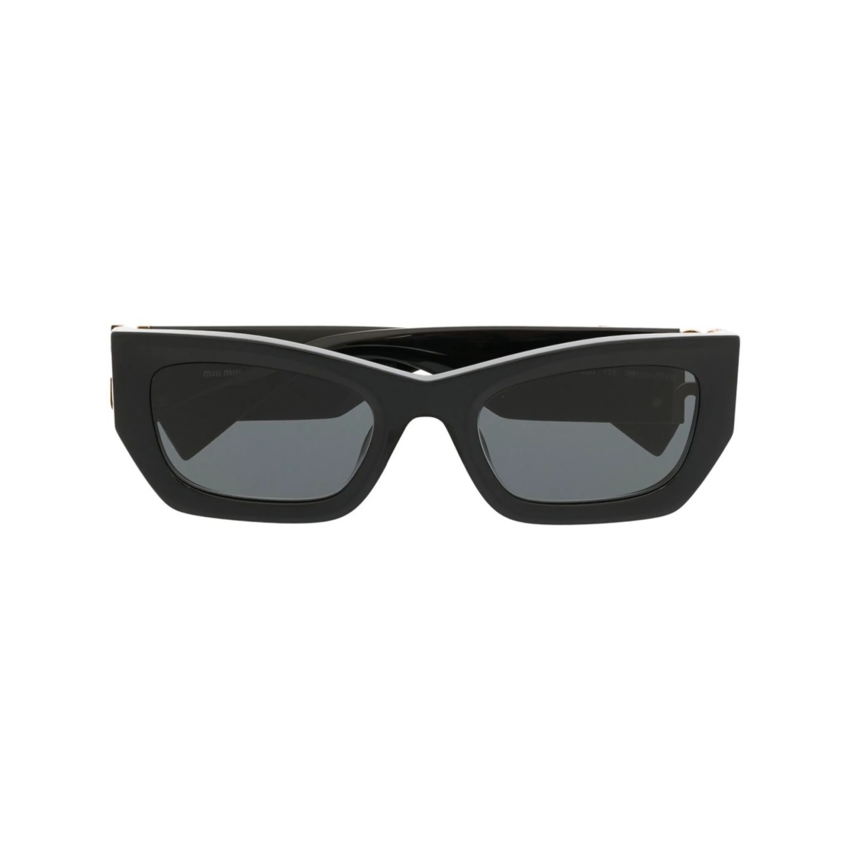logo-plaque rectangular sunglasses