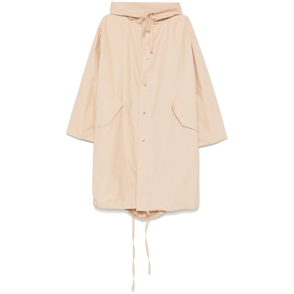 logo-print coat