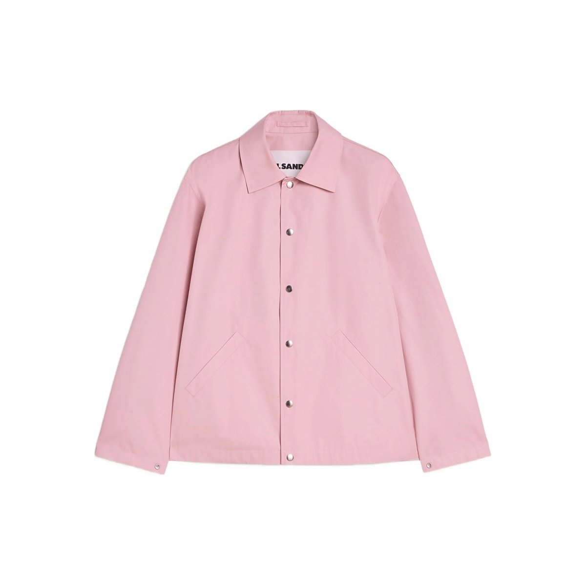 logo -print cotton jacket