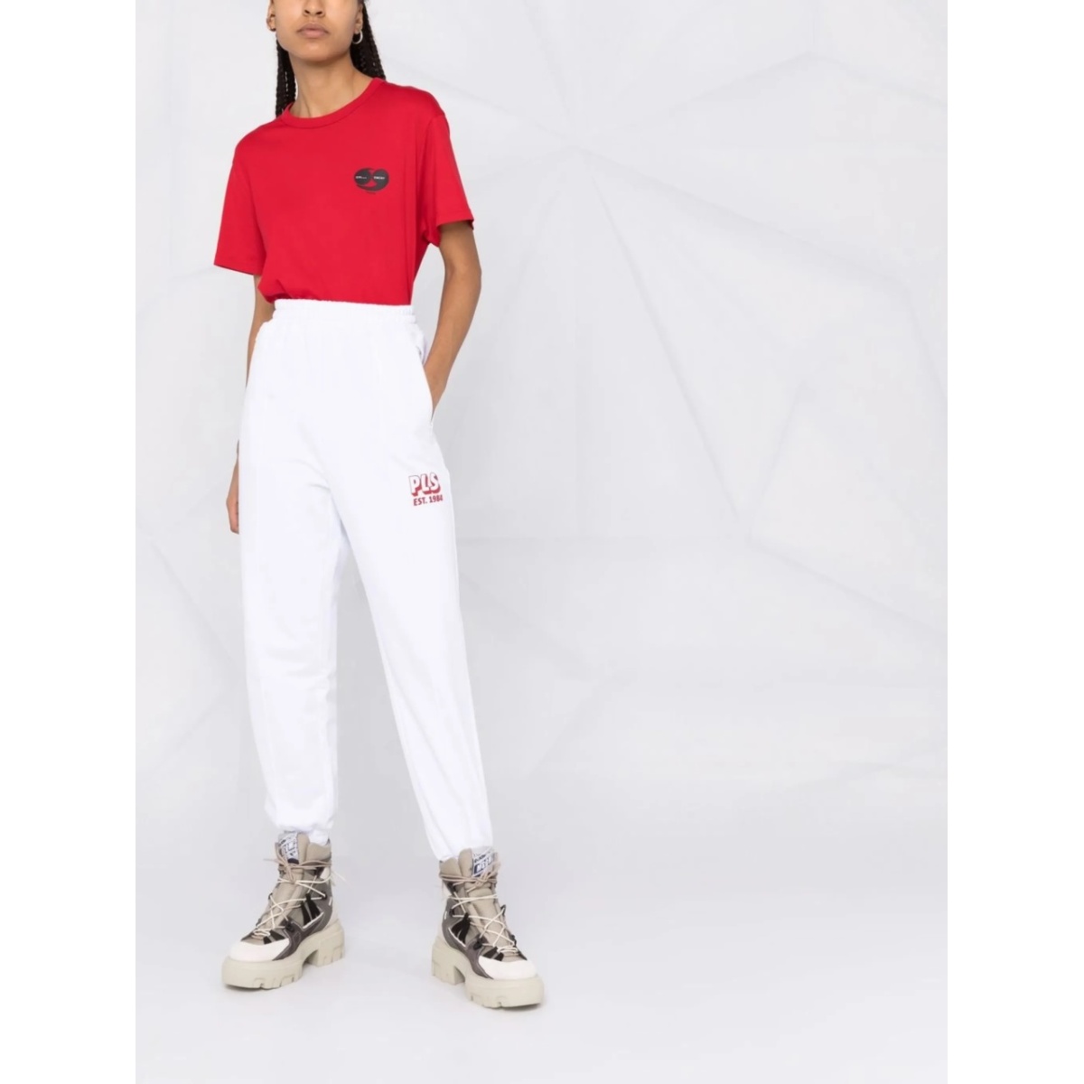 logo-print cotton joggers - Img 2