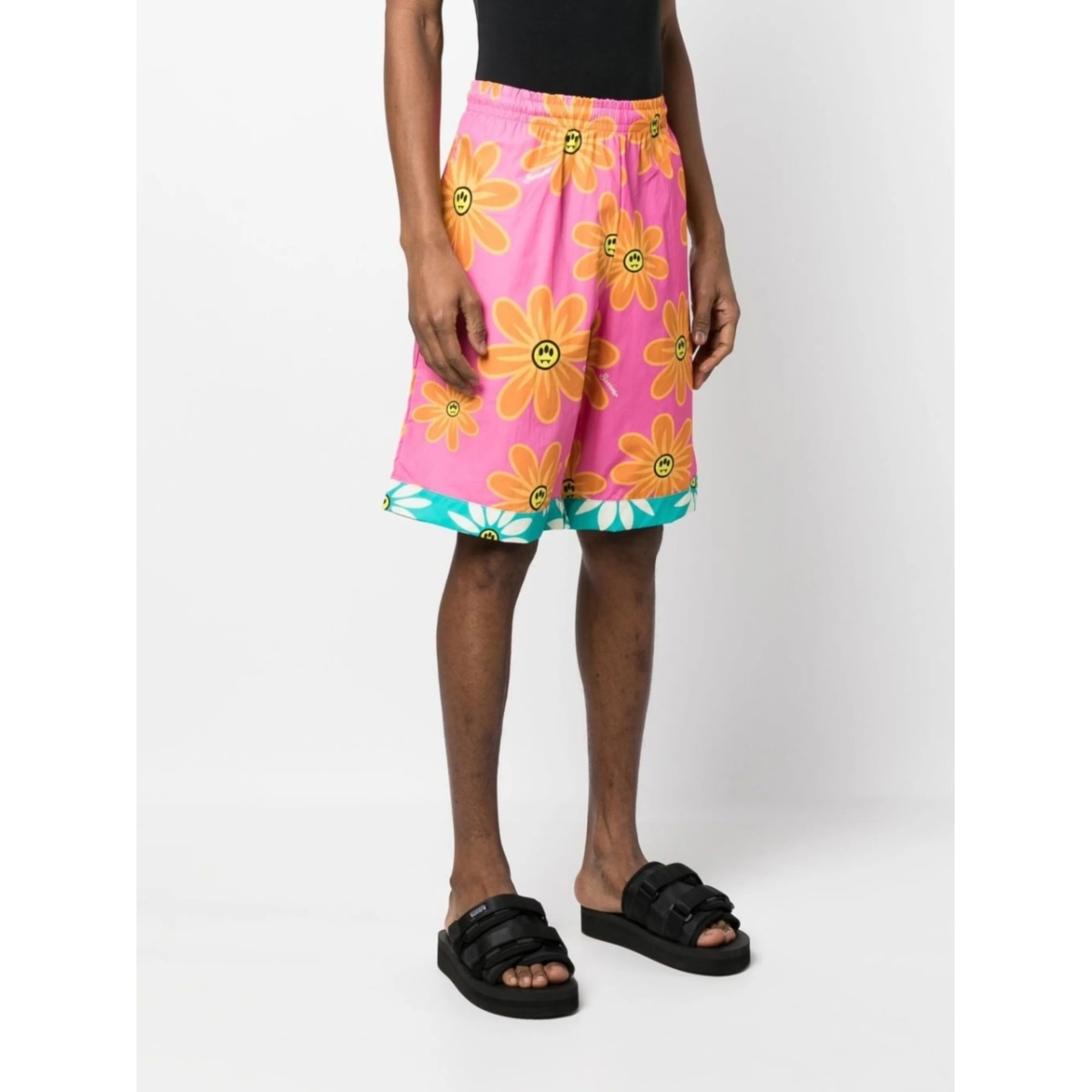 logo-print cotton shorts - Img 4