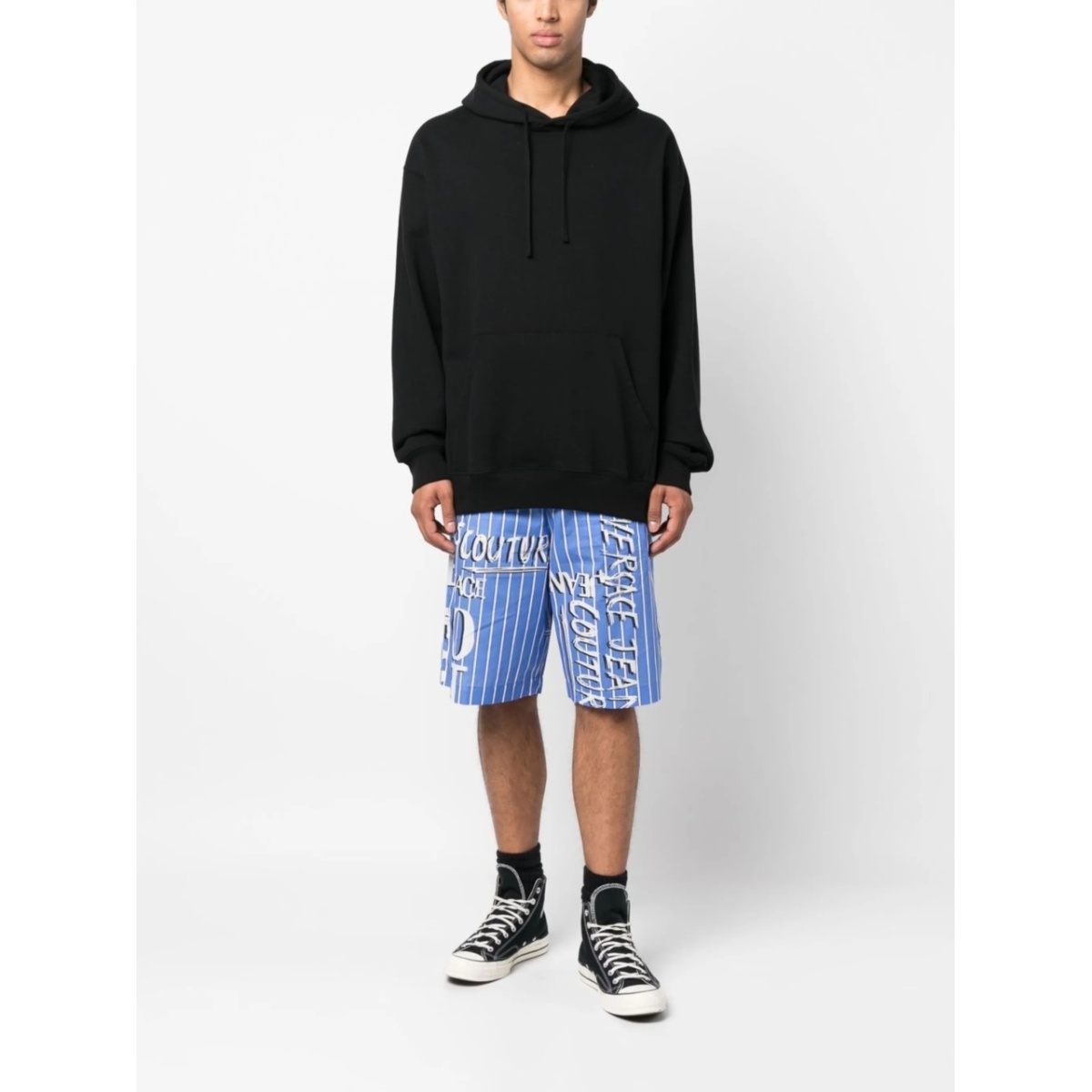 logo-print cotton shorts - Img 2