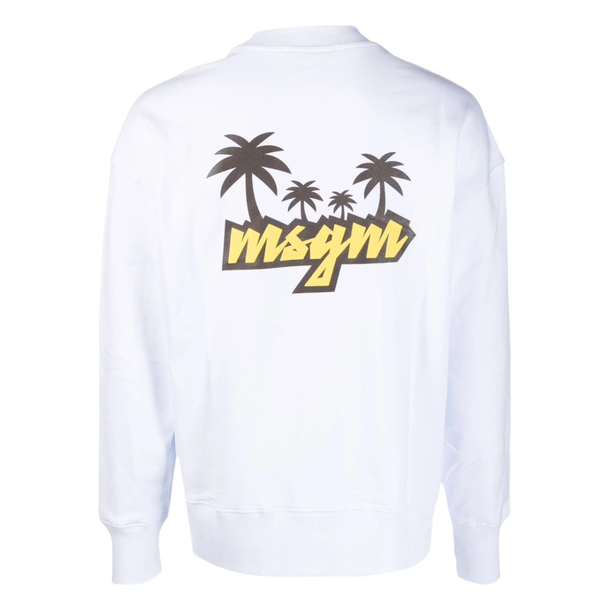 logo-print cotton sweatshirt - Img 2