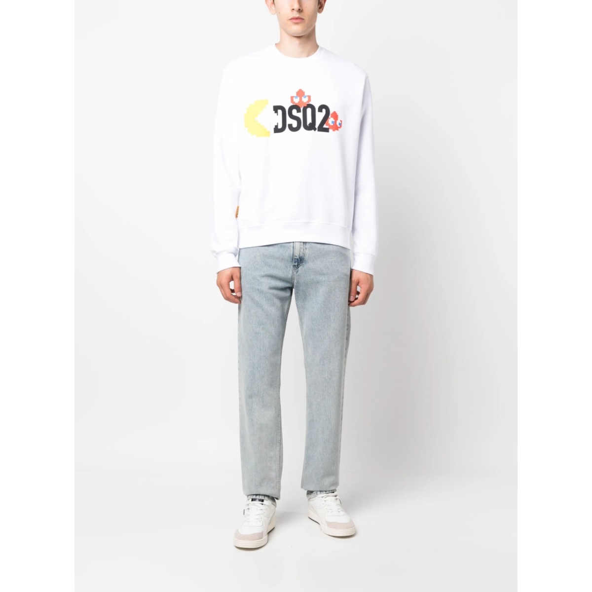 logo-print cotton sweatshirt - Img 2