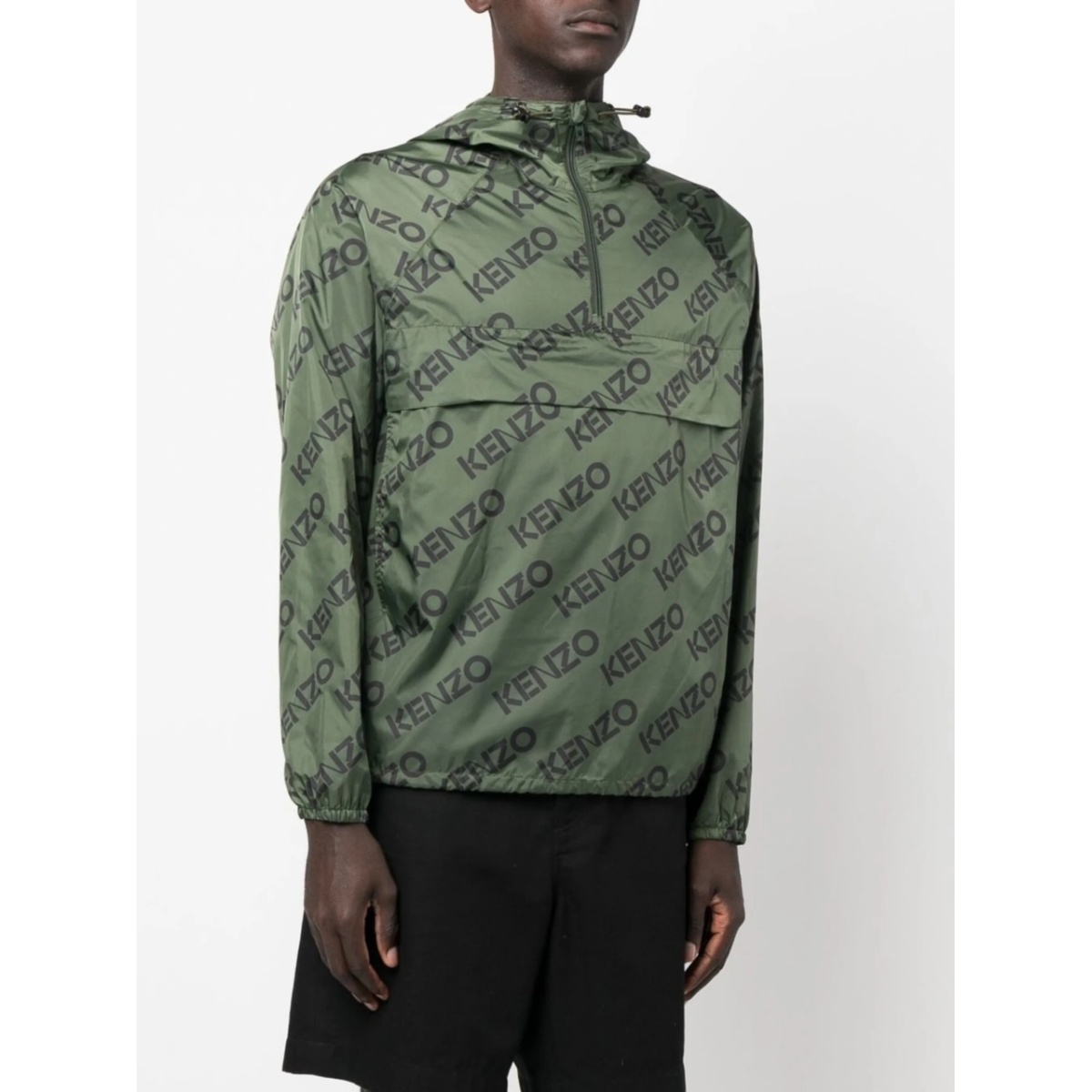 logo-print hooded jacket - Img 3
