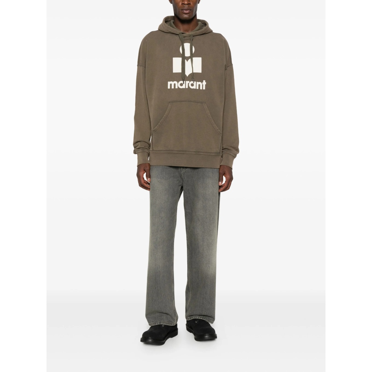 logo-print hoodie - Img 2