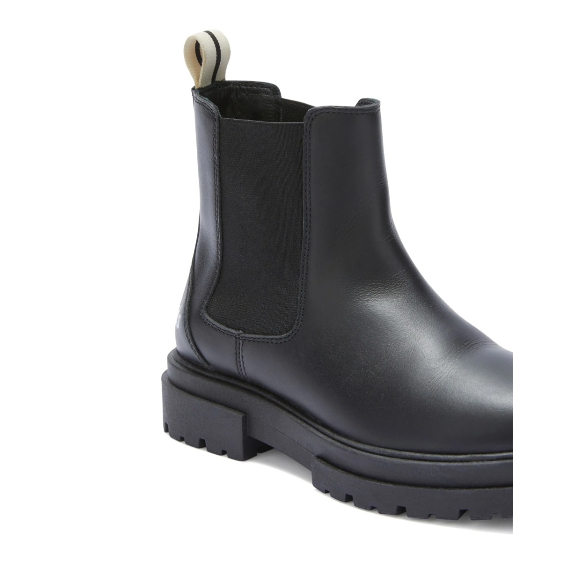 logo-print leather Chelsea boots - Img 2