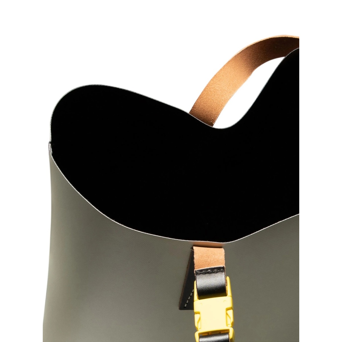 logo-print leather tote bag - Img 5