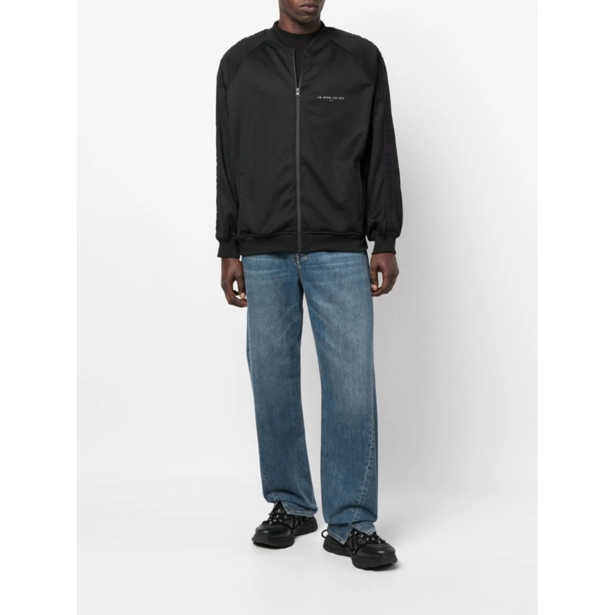 logo-print lightweight jacket - Img 2