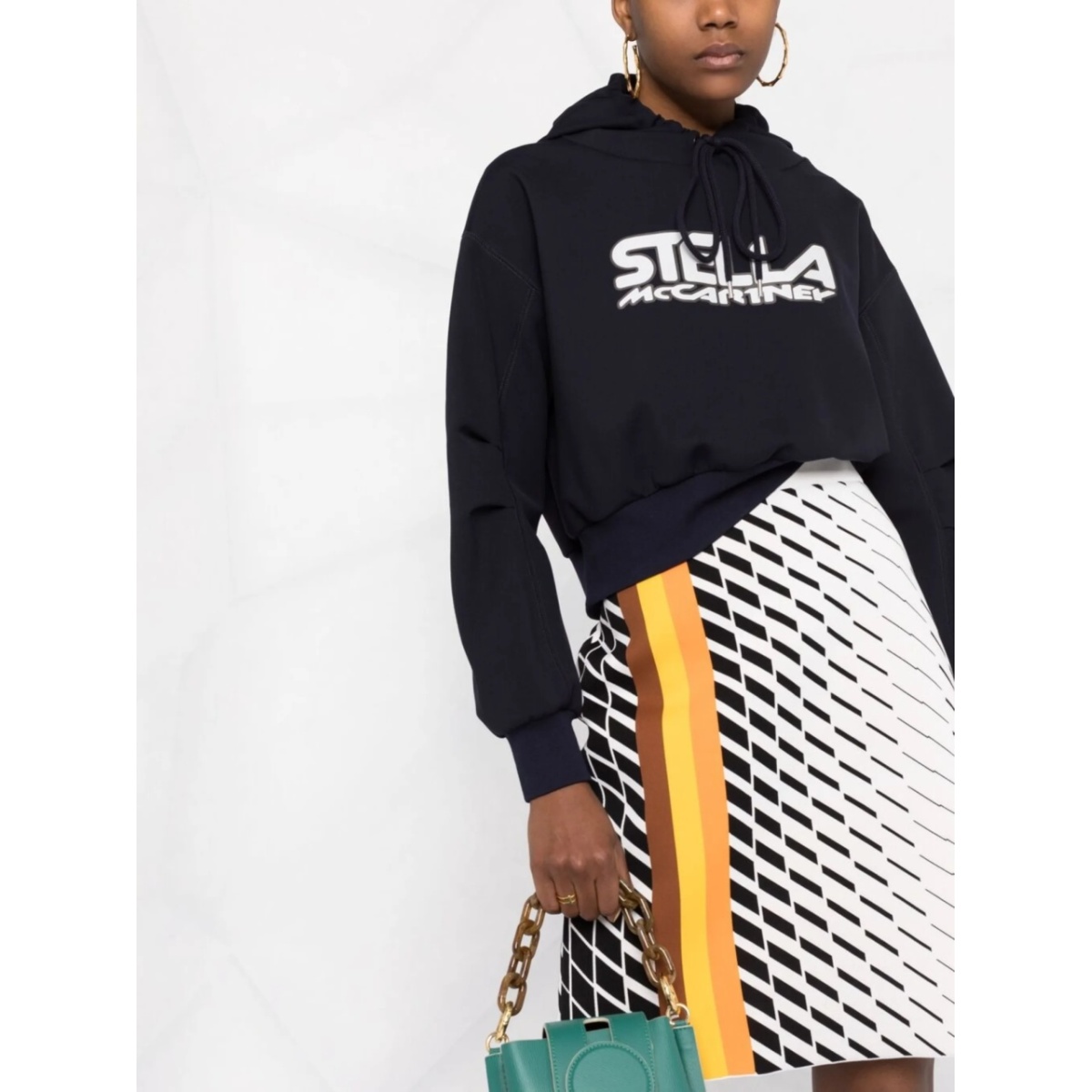logo-print scuba hoodie - Img 5