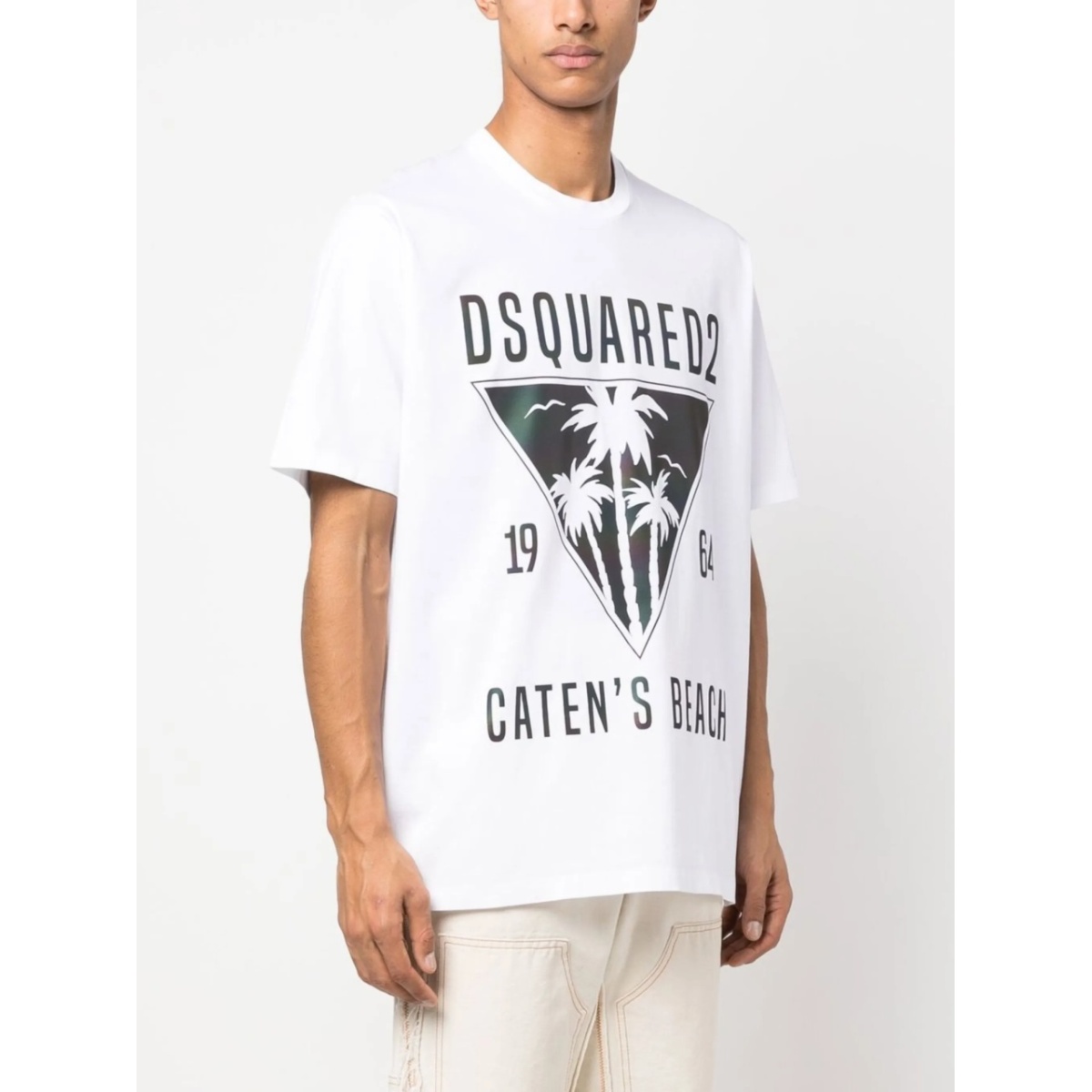 logo-print short-sleeved T-shirt - Img 3