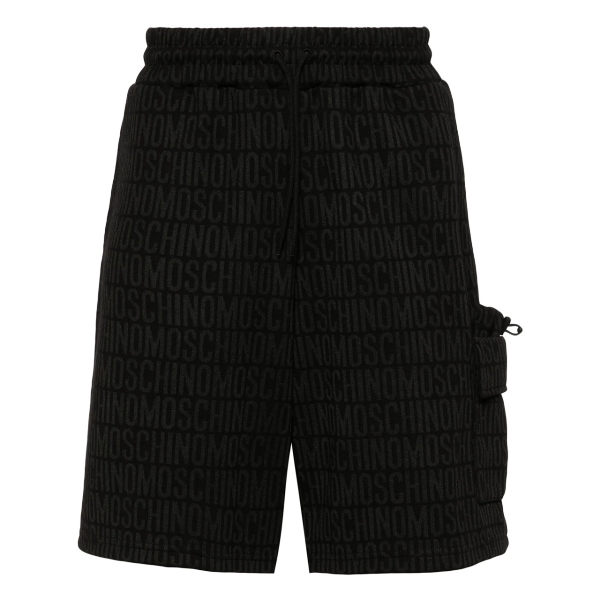 logo-print shorts