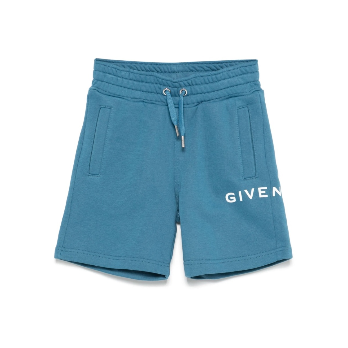 logo-print shorts
