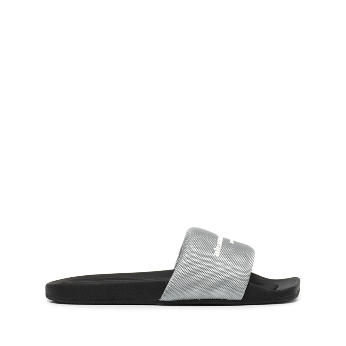 logo-print slider sandals