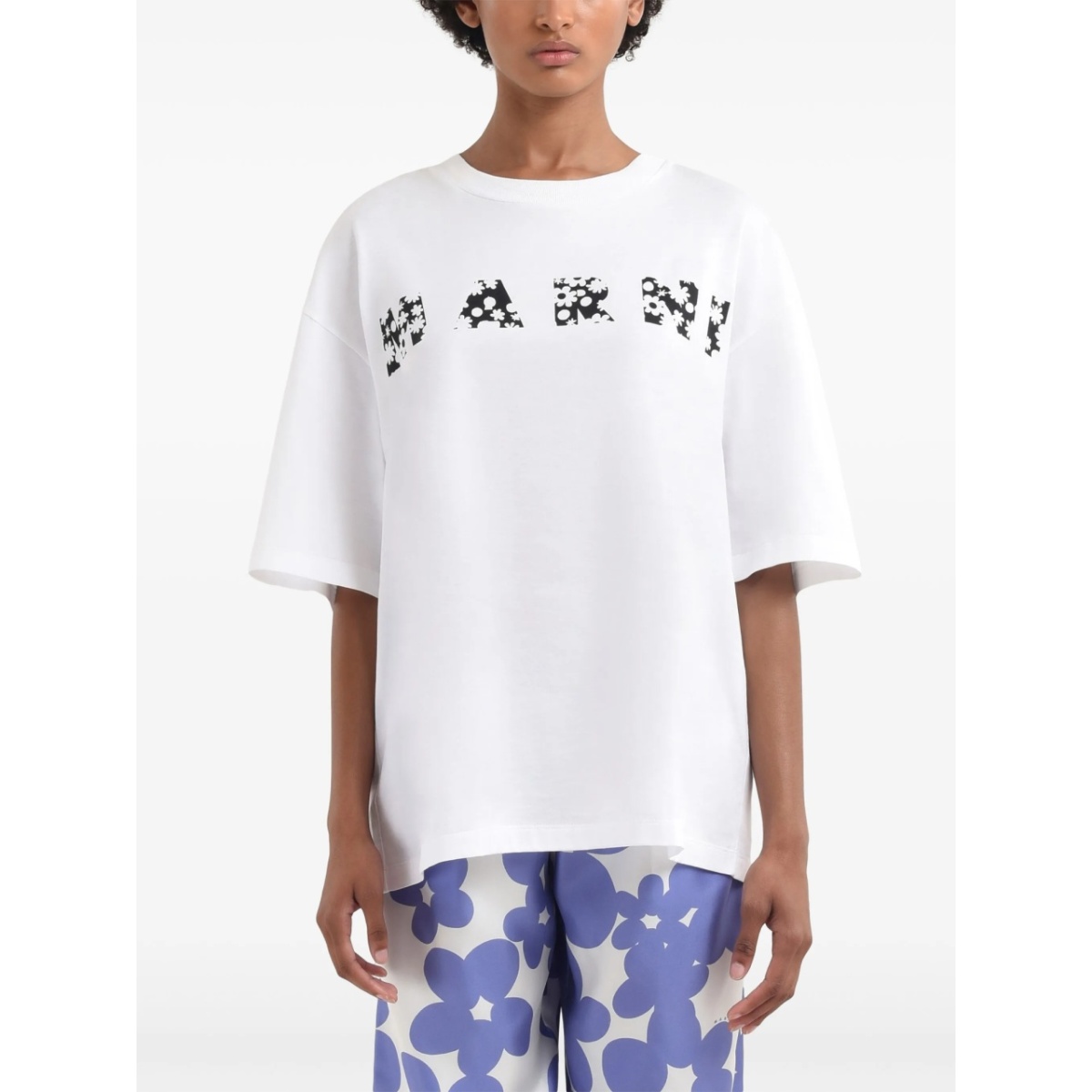 logo print T-shirt - Img 3