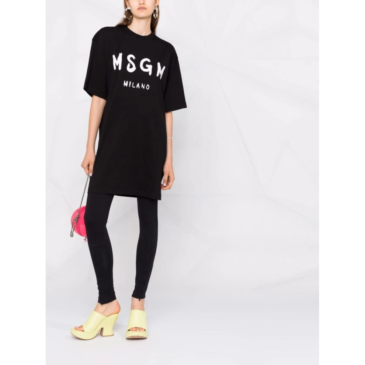 logo-printed T-shirt dress - Img 2