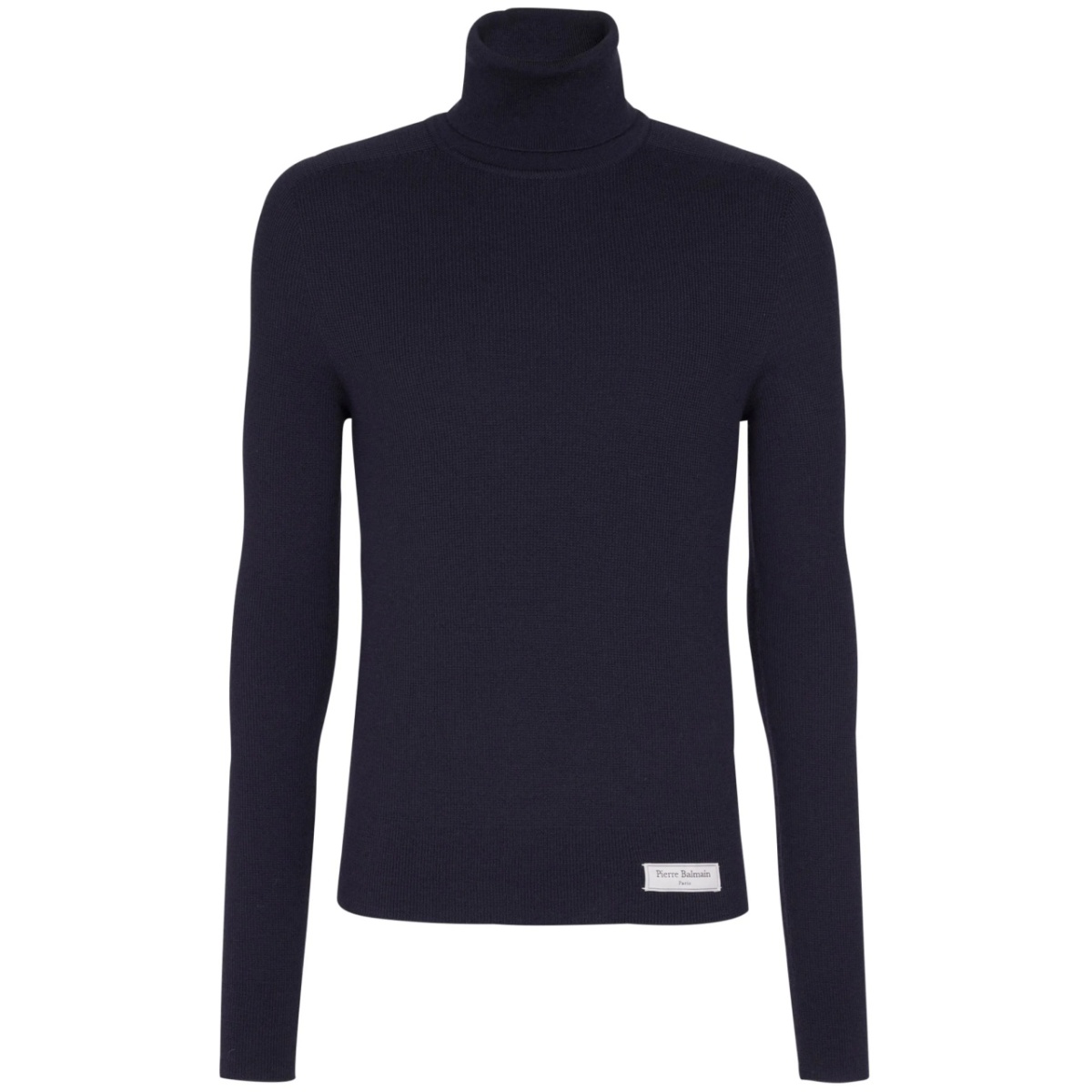 logo-tag merino-wool jumper