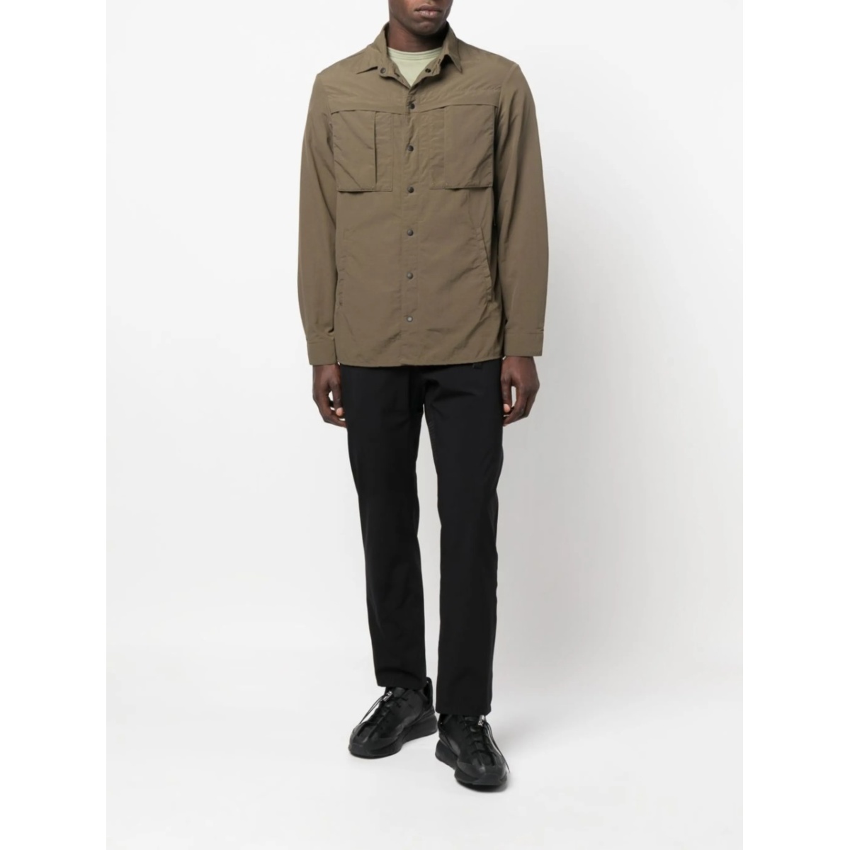 long-sleeve shirt jacket - Img 2