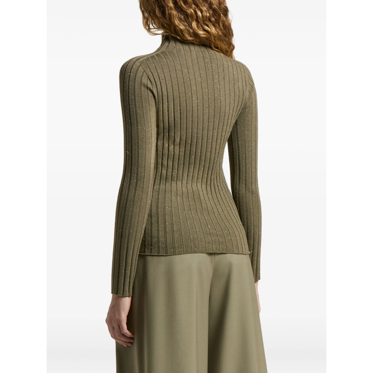 long-sleeves glitter-detaill pullover - Img 3