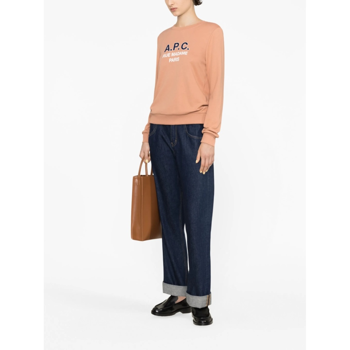 Madame logo-print cotton sweatshirt - Img 4
