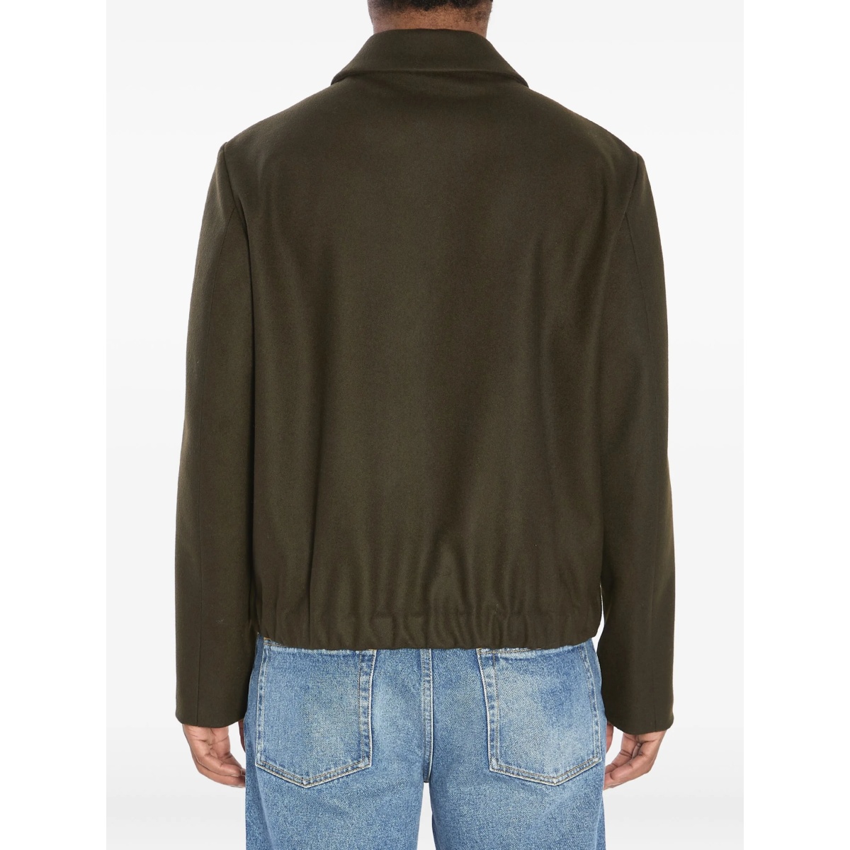 Magan Caramal flap-pocket zip-front jacket - Img 4