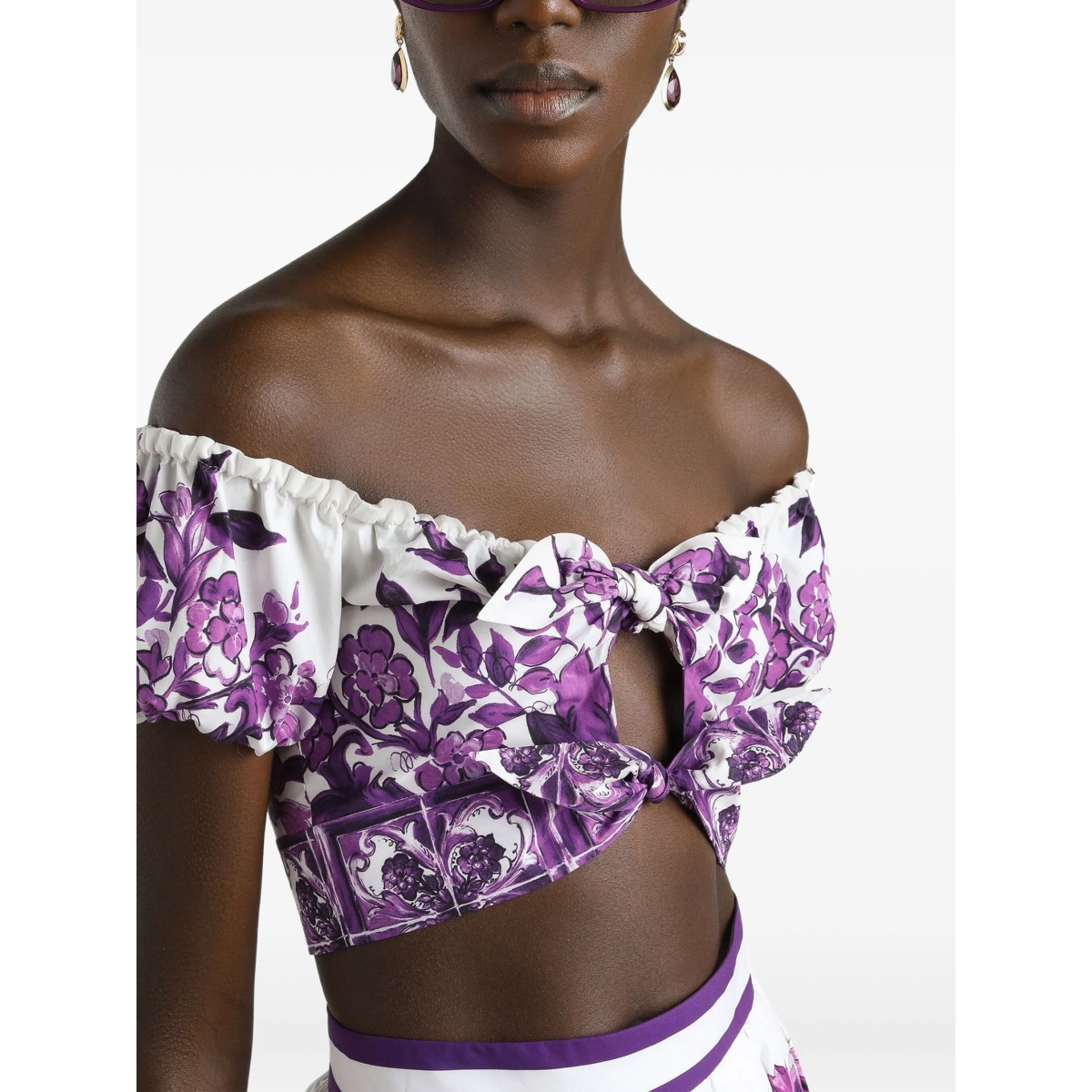 Majolica-print blouse - Img 4