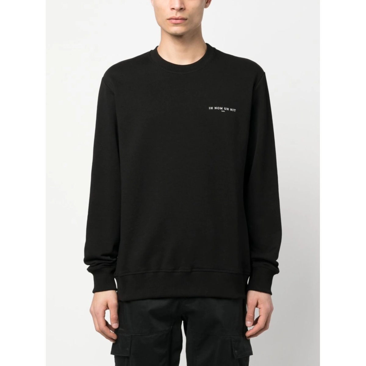Mask-print crewneck sweatshirt - Img 4
